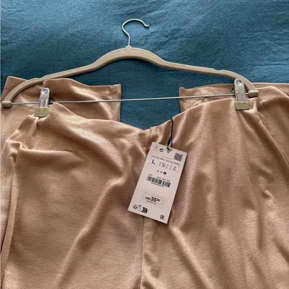 Beige Women's 2 Piece Blouse and Trouser Set - Picture 8 of 12